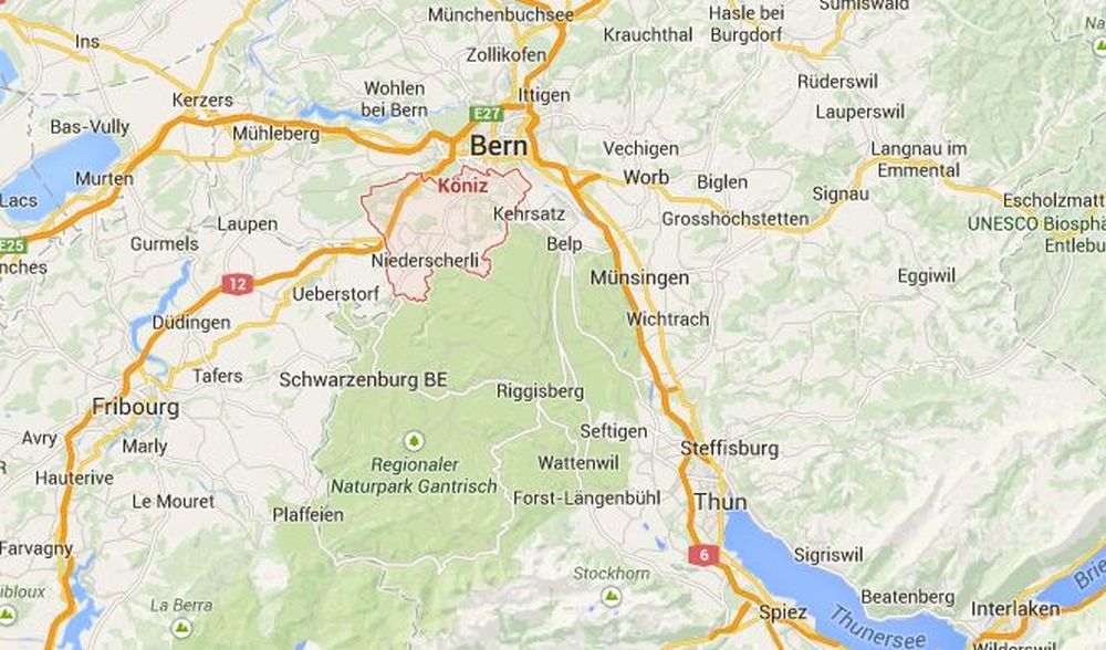L'accident s'est déroulé mardi après-midi à Köniz, dans le canton de Berne.
