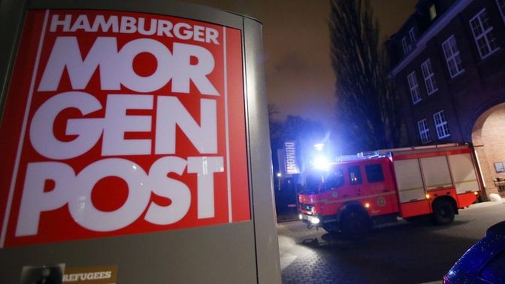 Un incendie criminel a ravagé les locaux du "Hamburger Morgenpost"