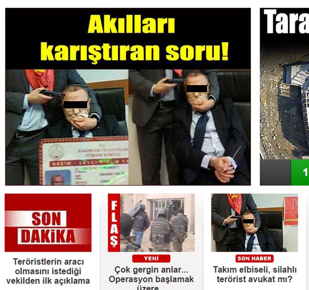 Un procureur est retenu en otage à Istanbul. Image provenant du site internet du média turc Milliyet. 