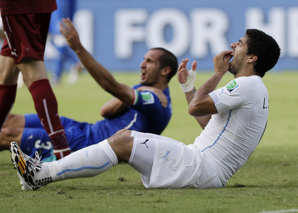 Luis Suarez et Giorgio Chiellini se retrouveront pour la première fois depuis la Coupe du monde.