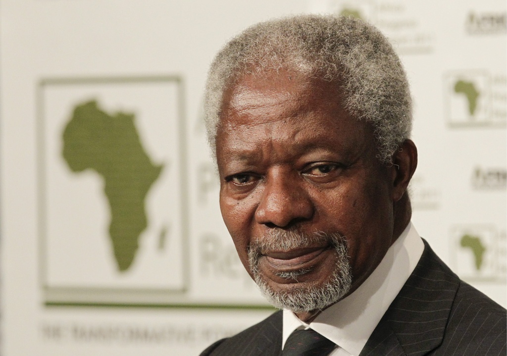 Kofi Annan sera chargé "d'offrir ses bons offices afin de promouvoir une solution pacifique à la crise syrienne".
