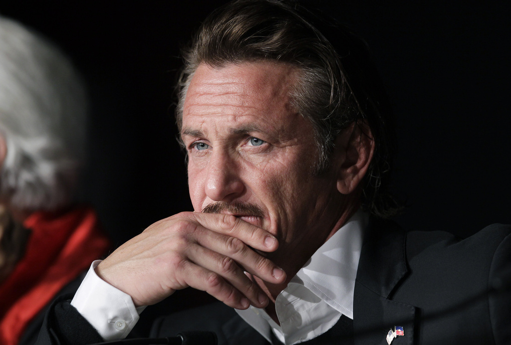 Actor Sean Penn attends the press conference for the Haiti Carnival charity event at the 65th international film festival, in Cannes, southern France, Friday, May 18, 2012. (AP Photo/Francois Mori)