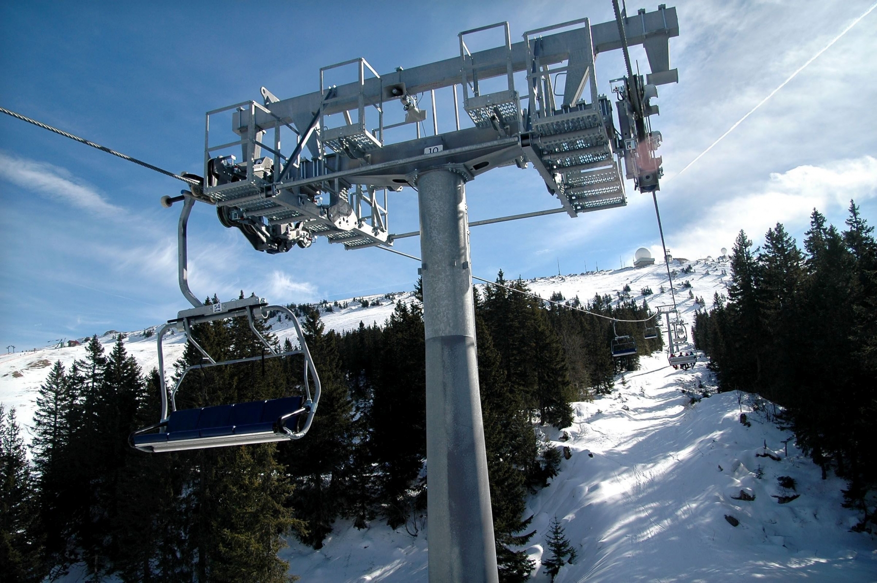 La Dole - 17 fevrier 2007 - inauguration du nouveau telesiege - neige , fÍte , hiver , pistes , ski , (c)alexis voelin