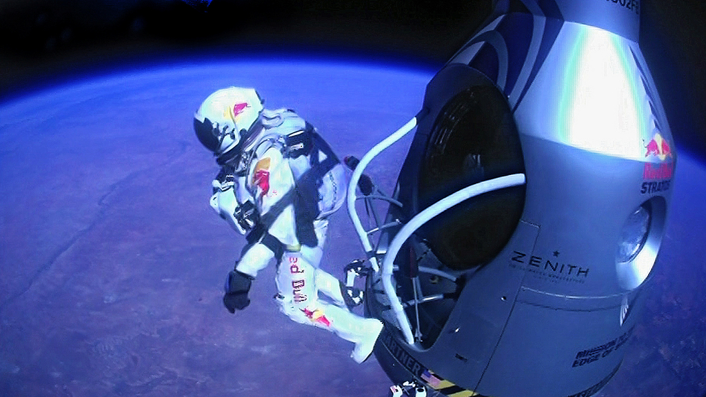 Baumgartner avait réalisé en 2012 le plus haut saut en parachute de l'histoire. Un record battu depuis.