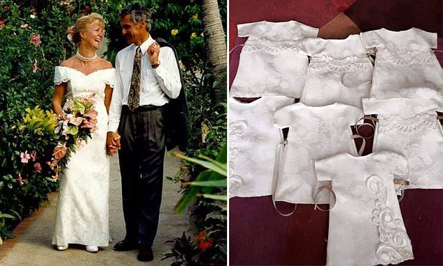 Avec une robe de mariée, l'association peut créer entre 10 et 30 vêtements pour les bébés mort-nés.