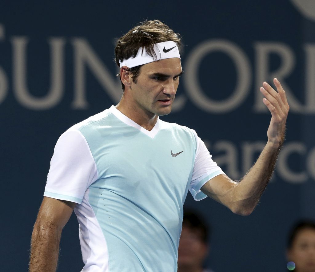 Roger Federer a été battu en deux sets par Milos Raonic. 