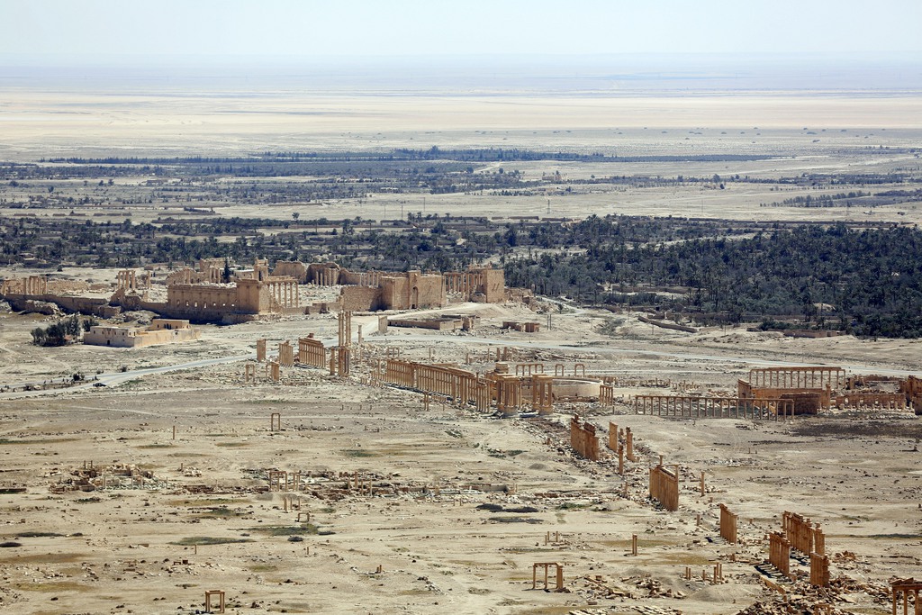 Les restes de 42 humains ont été découverts à proximité de Palmyre.