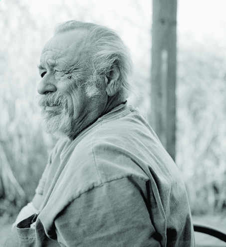 This 2008 photo provided by Grove Atlantic shows author Jim Harrison. Harrison, the fiction writer, poet, outdoorsman and reveler who wrote with gruff affection for the country's landscape and rural life and enjoyed mainstream success in middle age with his historical saga "Legends of the Fall," died Saturday, March 26, 2016. He was 78. (Wyatt McSpadden/Courtesy of Grove Atlantic via AP) MANDATORY CREDIT Obit Jim Harrison