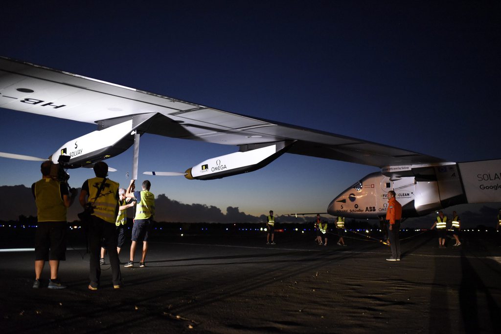 L'avion solaire a repris son envol jeudi d'Hawai.