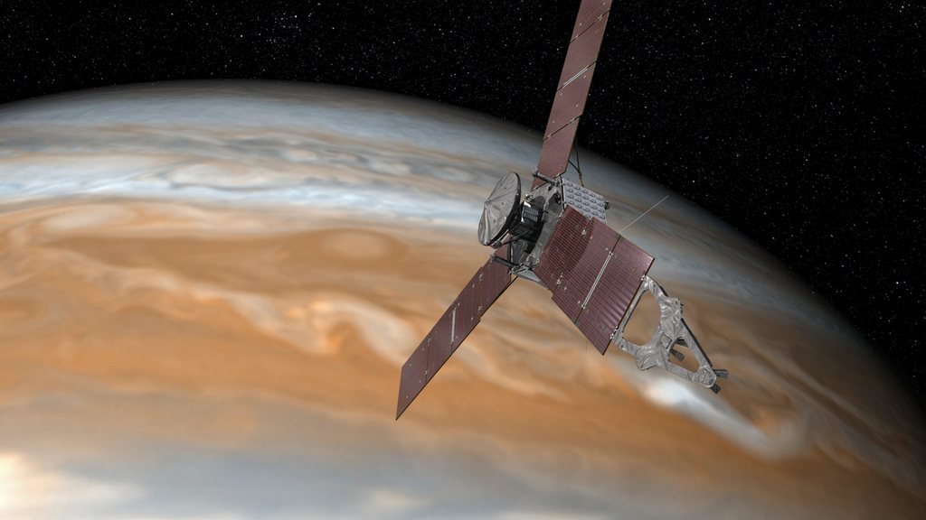 Mardi, Juno sera happée par la gravité de Jupiter et s'insérera dans une orbite polaire de 53,5 jours.