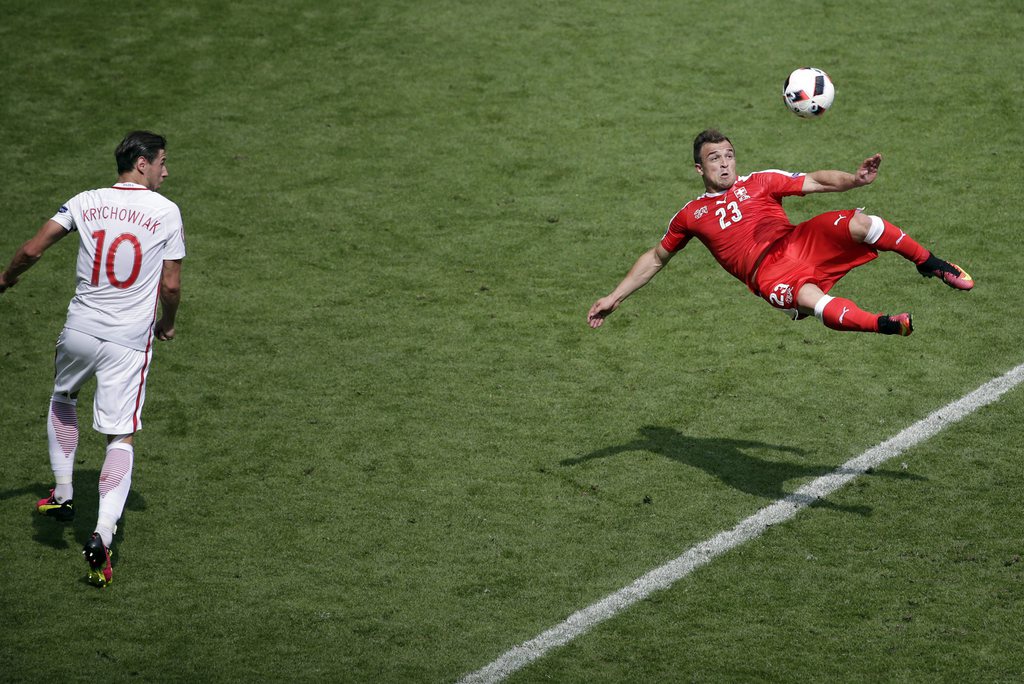 Xherdan Shaqiri a rendu à la Suisse l'espoir de se qualifier pour les quarts de finale.