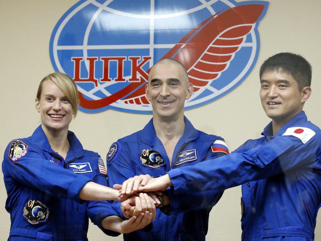 Le cosmonaute russe Anatoli Ivanichine et les astronautes américaine Kathleen Rubins et japonais Takuya Onishi ont décollé pour une mission de quatre mois.
