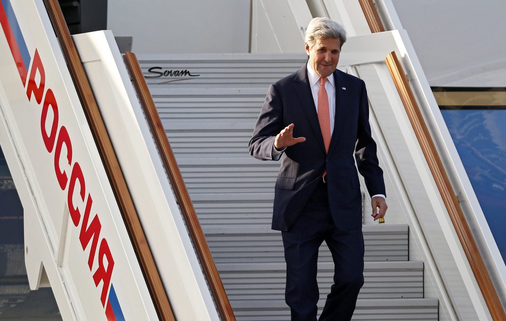 John Kerry est arrivé jeudi soir à Moscou pour rencontrer Vladimir Poutine. 
