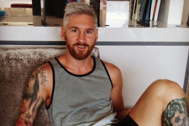 Cette photographie a été publiée par la femme de Messi sur son compte Instagram. 