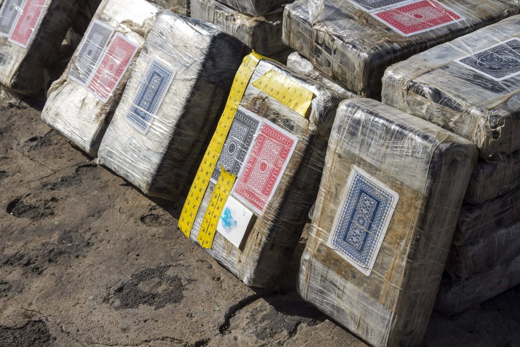 Les quatre tonnes de cocaïne ont été confisquées à un réseau de narcotrafiquants d'Amérique du Sud.