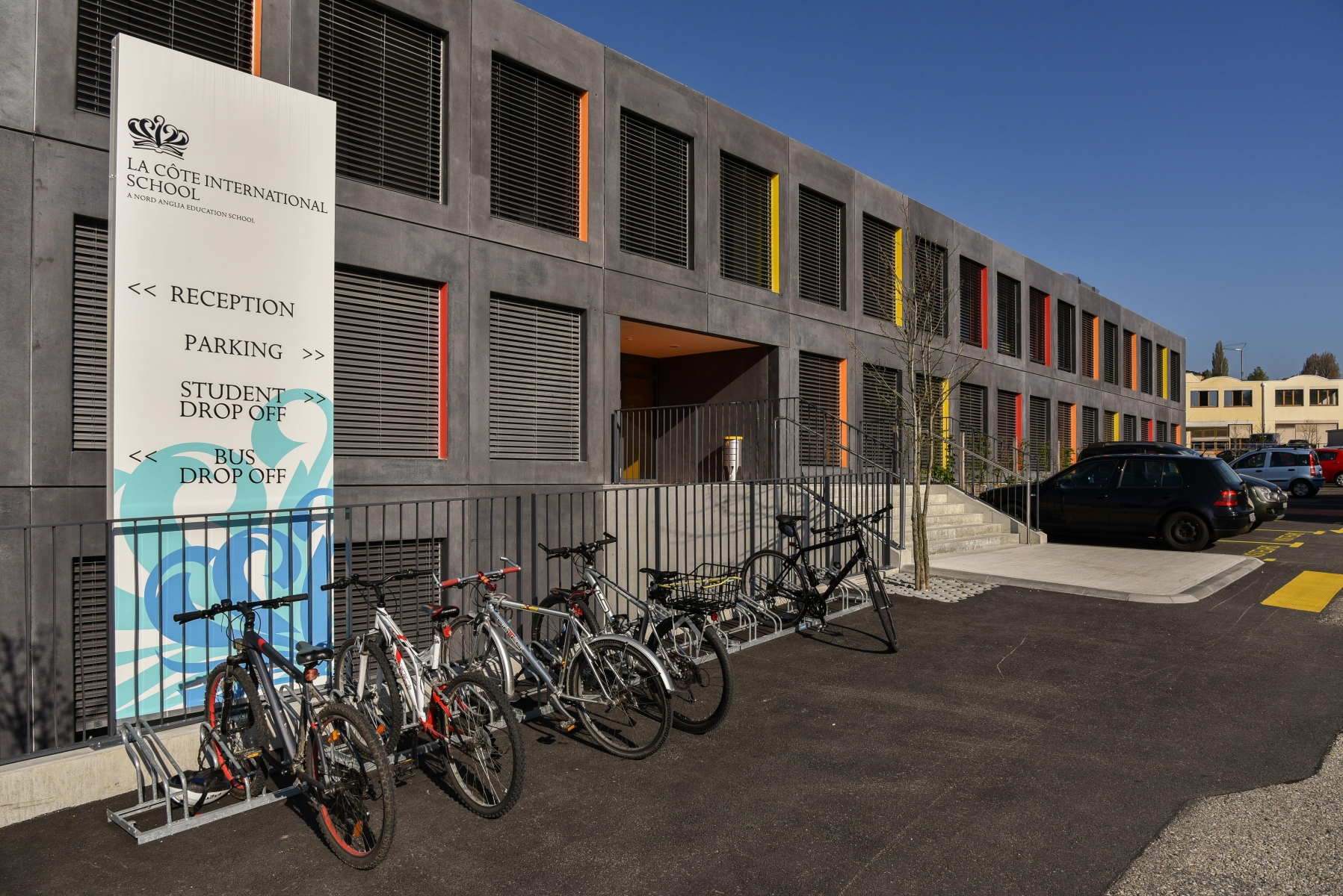 Aubonne, mardi 21.04.2015, photos du bâtiment de La Côte International School, photos Cédric Sandoz
