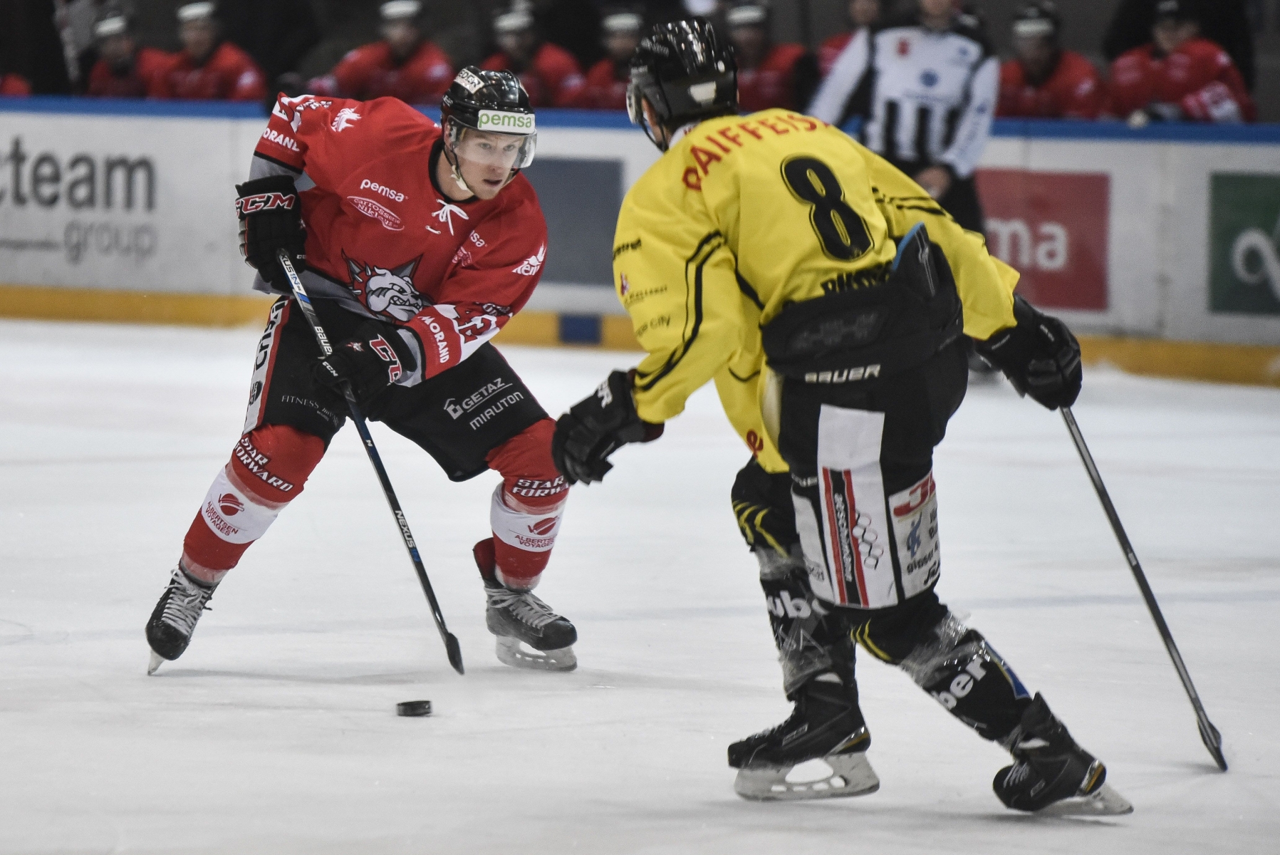 Lausanne, mercredi 25 janvier 2017, hockey sur glace, 1ère ligue, Forward Morges vs Saastal, Yann Millet, photos Cédric Sandoz