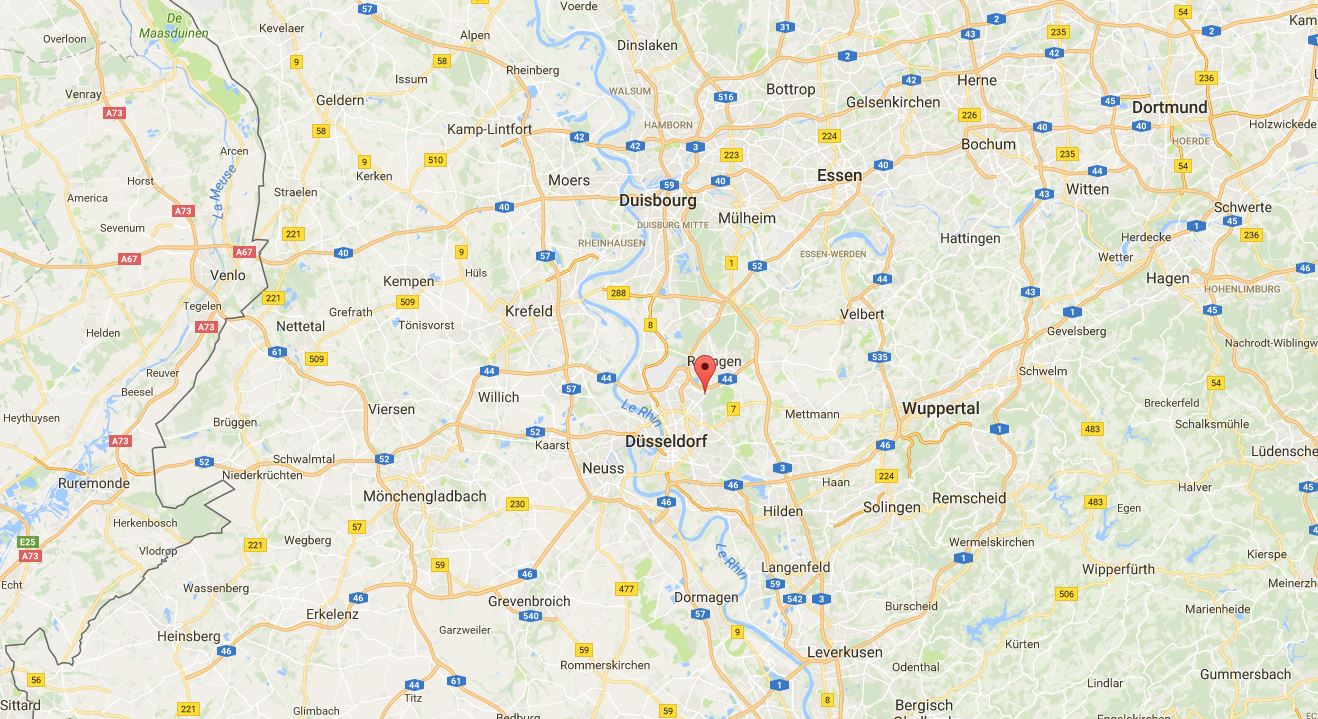 Une zone d'un kilomètre autour de la bombe va être évacuée dans l'ouest de Düsseldorf.