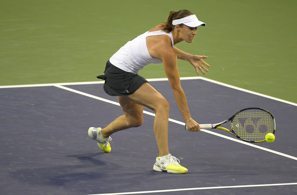 Martina Hingis et sa partenaire ont fait un score de 7-6 (9/7) 7-5.