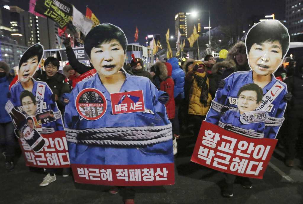 Park Geun-hye était présidente depuis 2012.