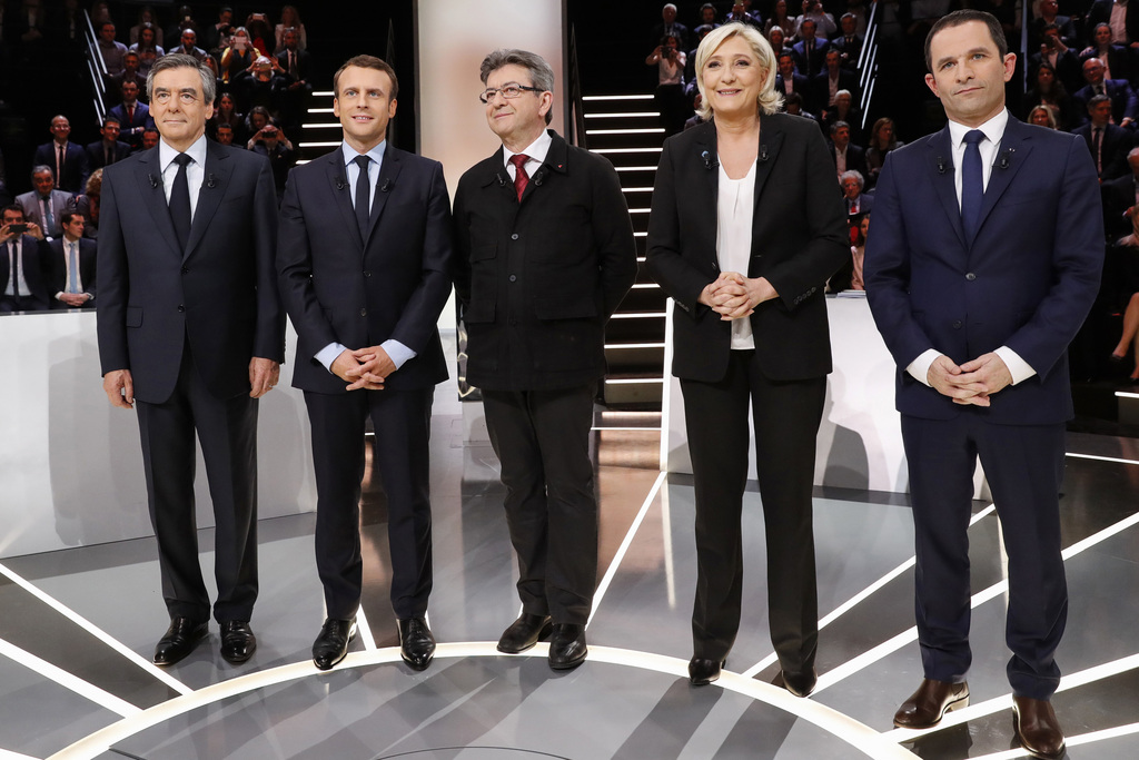 Les 5 principaux candidats se sont retrouvés sur un même plateau télévision.
