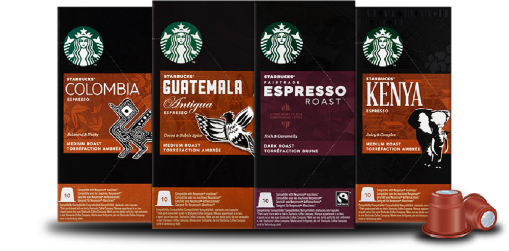Starbucks avait déjà son propre système de capsules, Verismo. Il produira désormais également une gamme compatible avec les machines Nespresso.