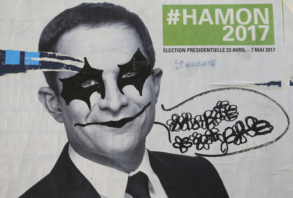 Benoît Hamon est tombé sous la barre des 10% d'intentions de vote.