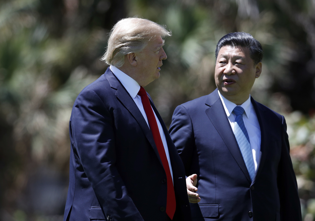 Lors d'un entretien téléphonique avec Donald Trump, Xi Jinping a plaidé pour une solution pacifique de la crise, a rapporté mercredi la télévision nationale.