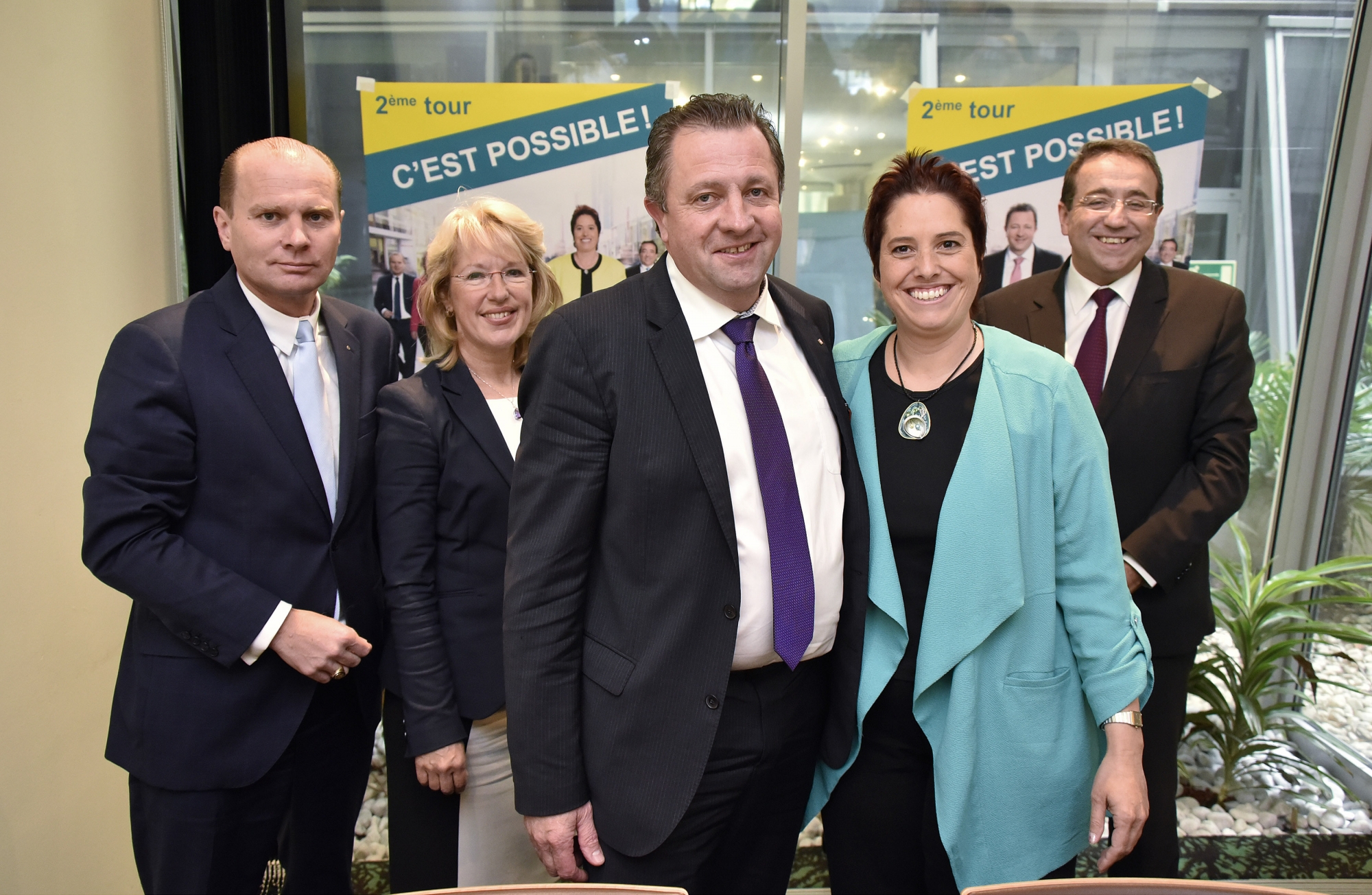 Les conseillers d'Etat de droite réélus encouragent l'UDC Jacques Nicolet et la Vert'Lib Isabelle Chevalley pour le deuxième tour.