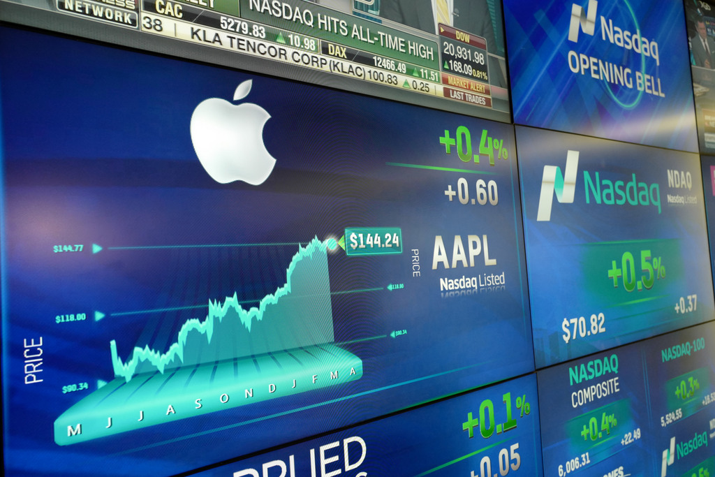 Apple est la plus grosse entreprise américaine en terme de capitalisation boursière.