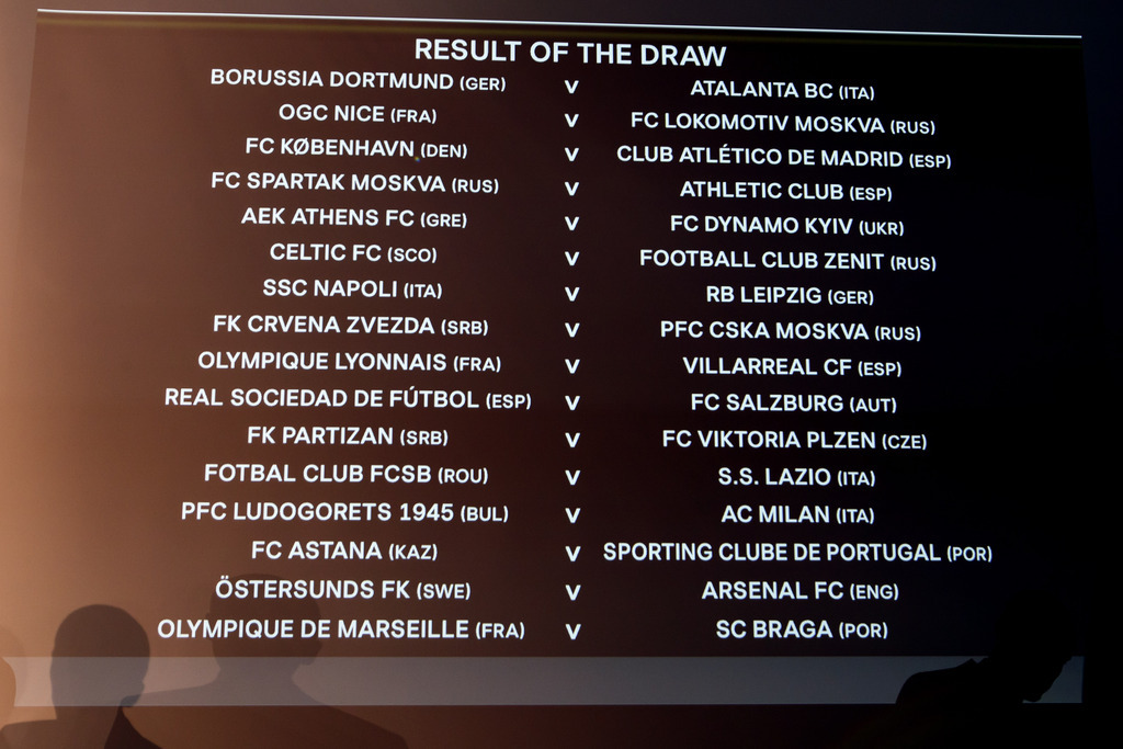 Tous les matchs de ces seizièmes de finale. On retiendra peut-être la rencontre Olympique lyonnais - Villareal.