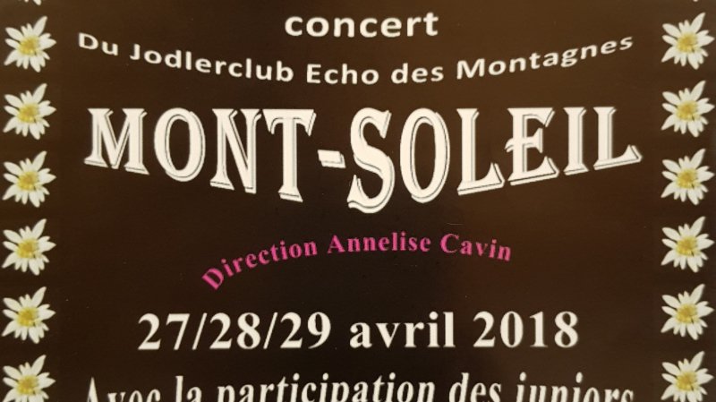 Concert Jodlerclub Echo des Montagnes Mont-Soleil