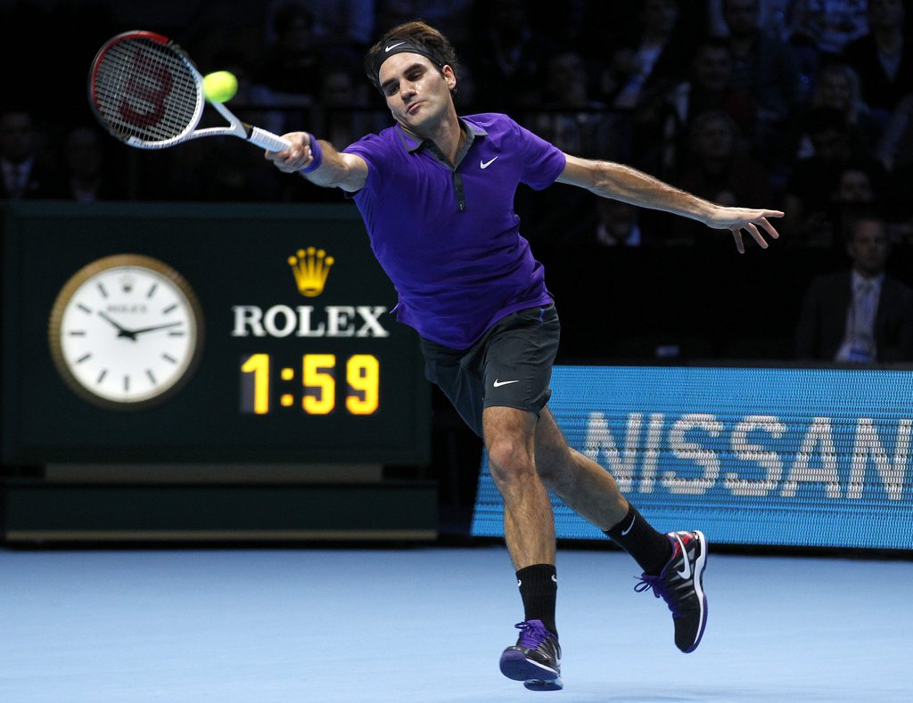 Roger Federer s'est incliné en deux sets face au n°1 mondial Novak Djokovic.
