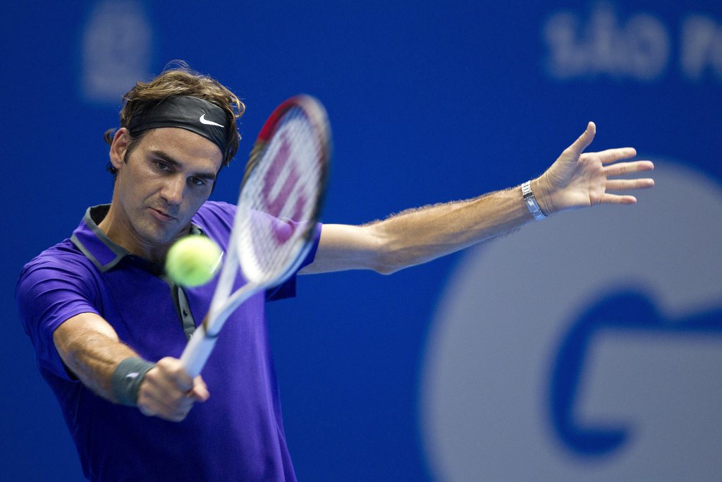 Roger Federer a remporté son match face à Tsonga.