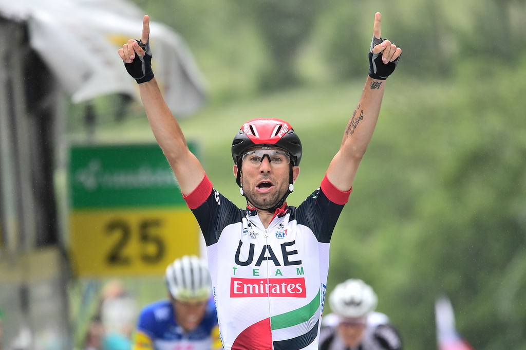 Diego Ulissi (Emirates) a remporté la 5e étape du Tour de Suisse entre Gstaad et Loèche-les-Bains sur 155 km.