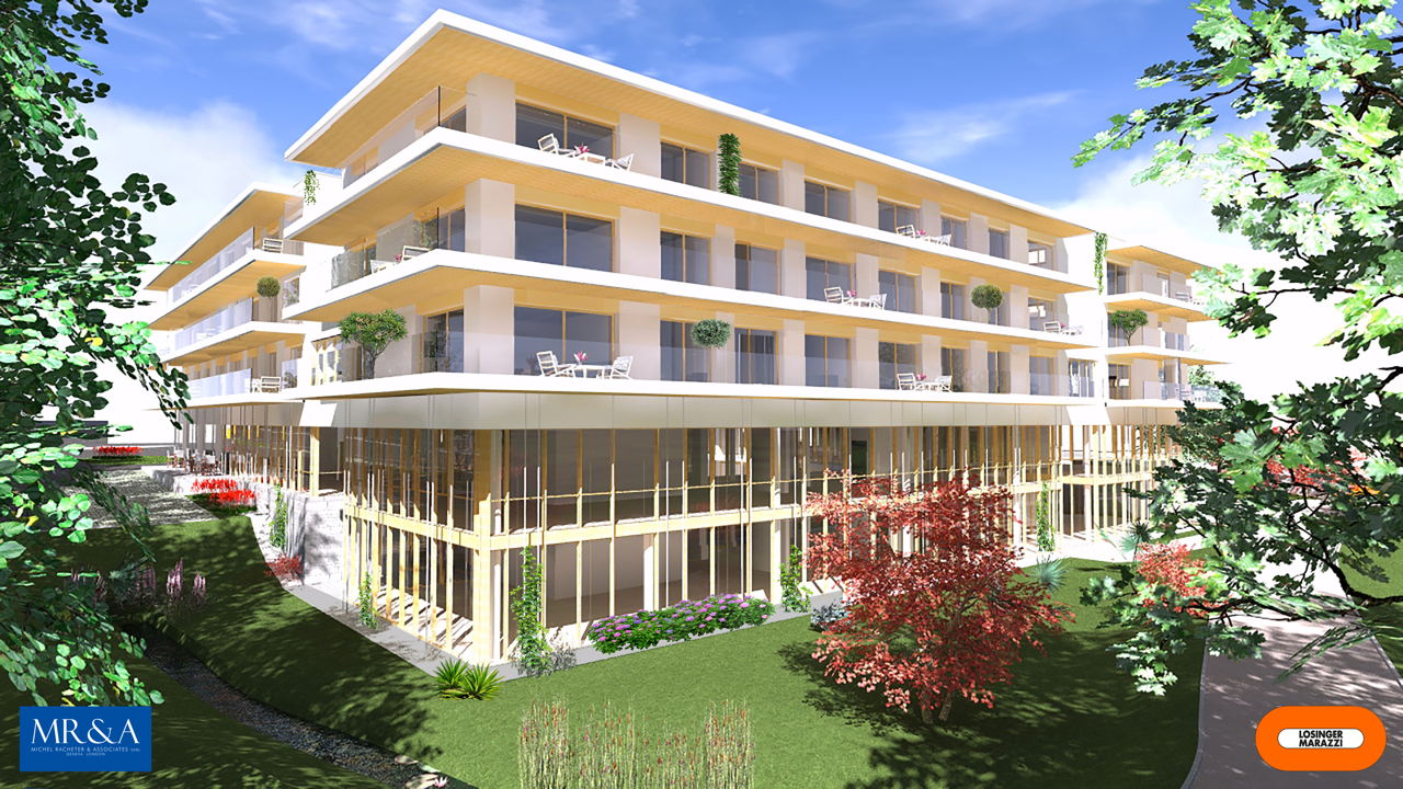Les appartements seront équipés de grands balcons.