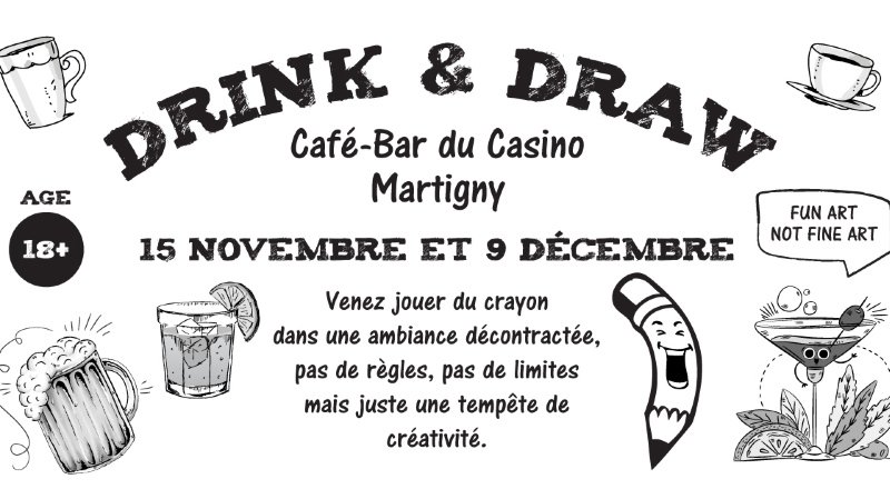 Drink and Draw Valais