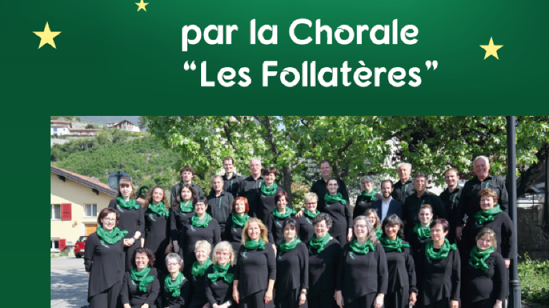 Concert de Noël par la Chorale "Les Follatères".