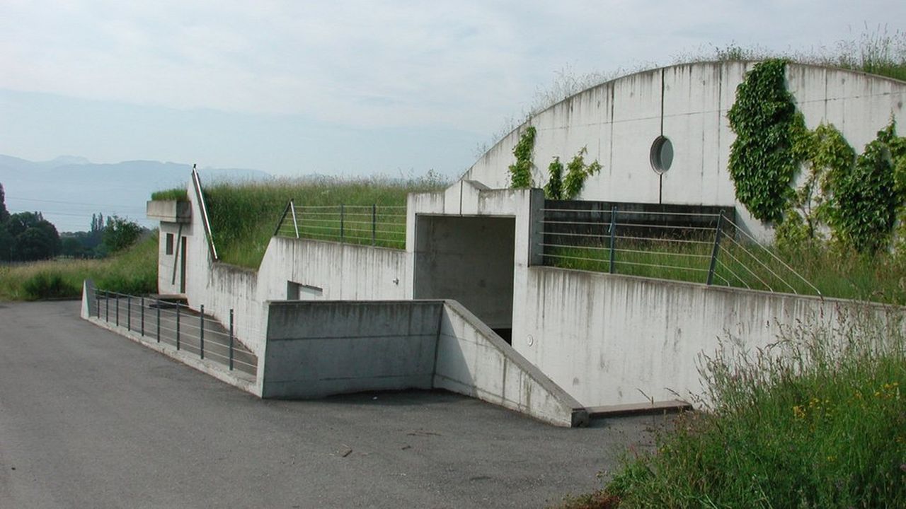 La station de traitement de Champ-Jaillet qui a connu cet été le phénomène d'eau jaune.