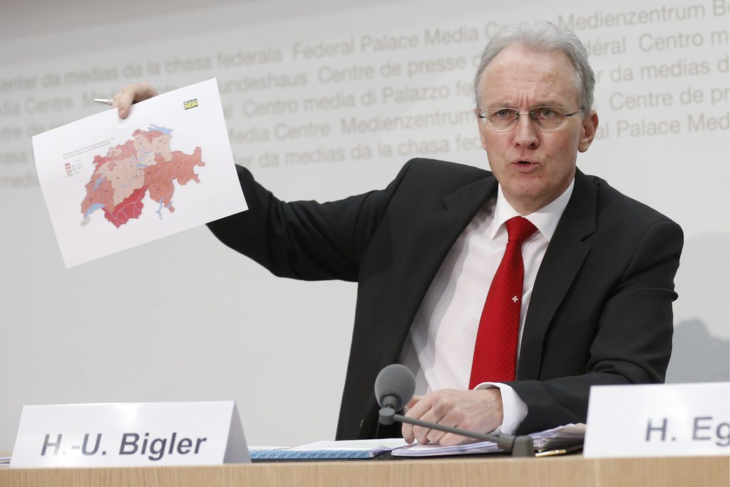 Hans-Ulrich Bigler, directeur de l'USAM, a présenté les risques pour les cantons.