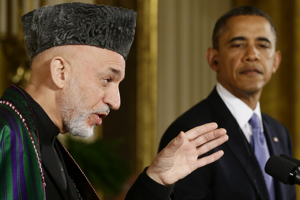 Barack Obama et Hamid Karzai ont évoqué une possible présence des troupes américaines après 2014 lors de leur rencontre à Washington ce vendredi 11 janvier.