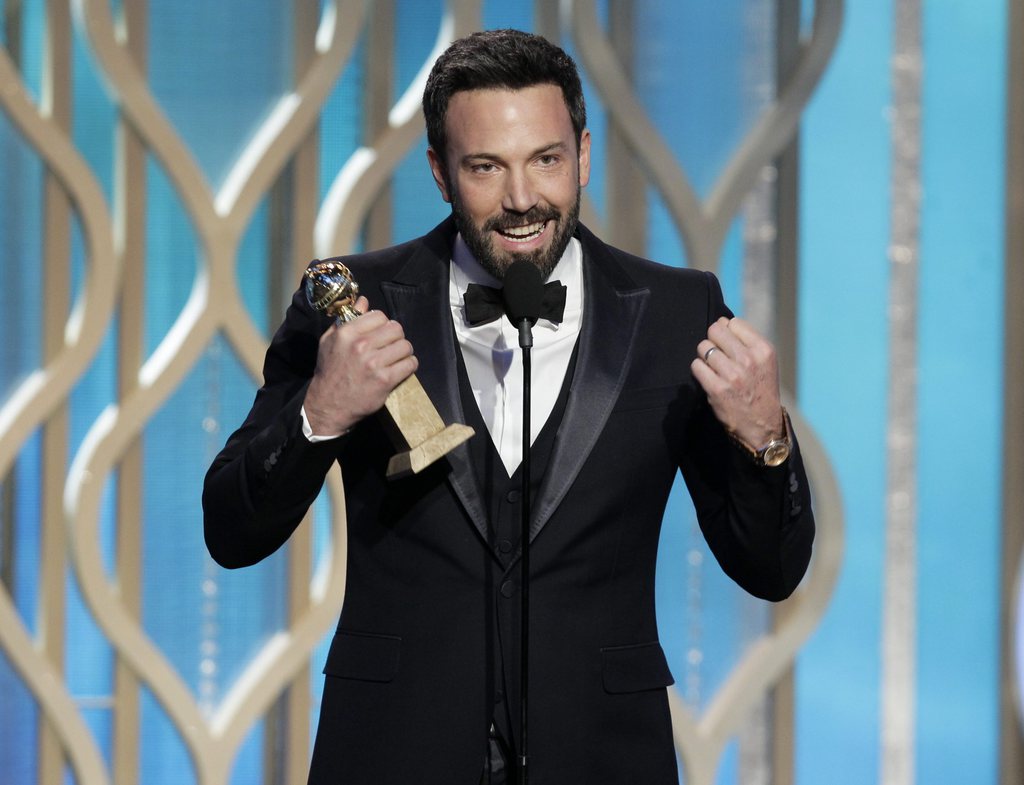 Ben Affleck a reçu les Golden Globe du meilleur réalisateur pour "Argo".