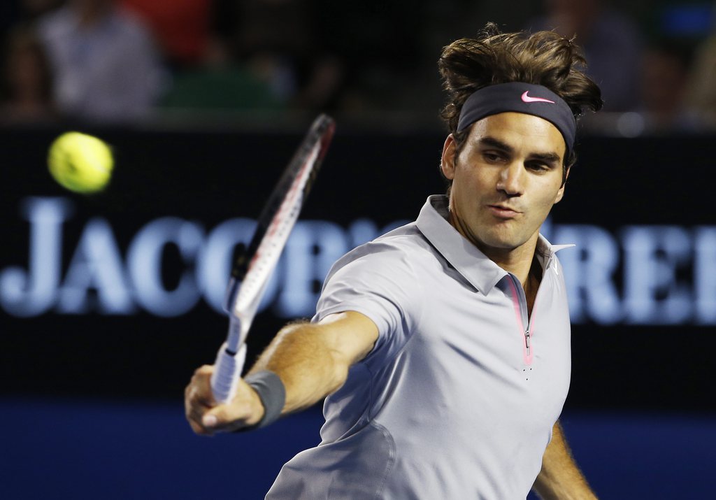 Federer s'est montré solide sur sa mise à jeu.
