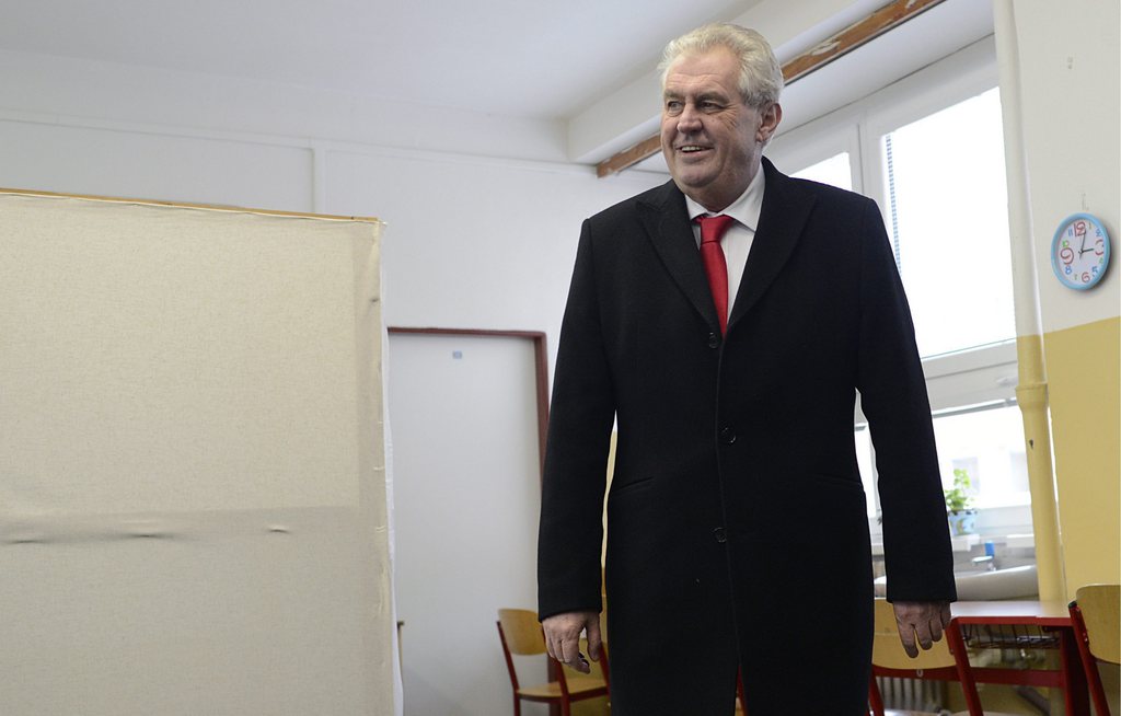 Milos Zeman élu président tchèque.