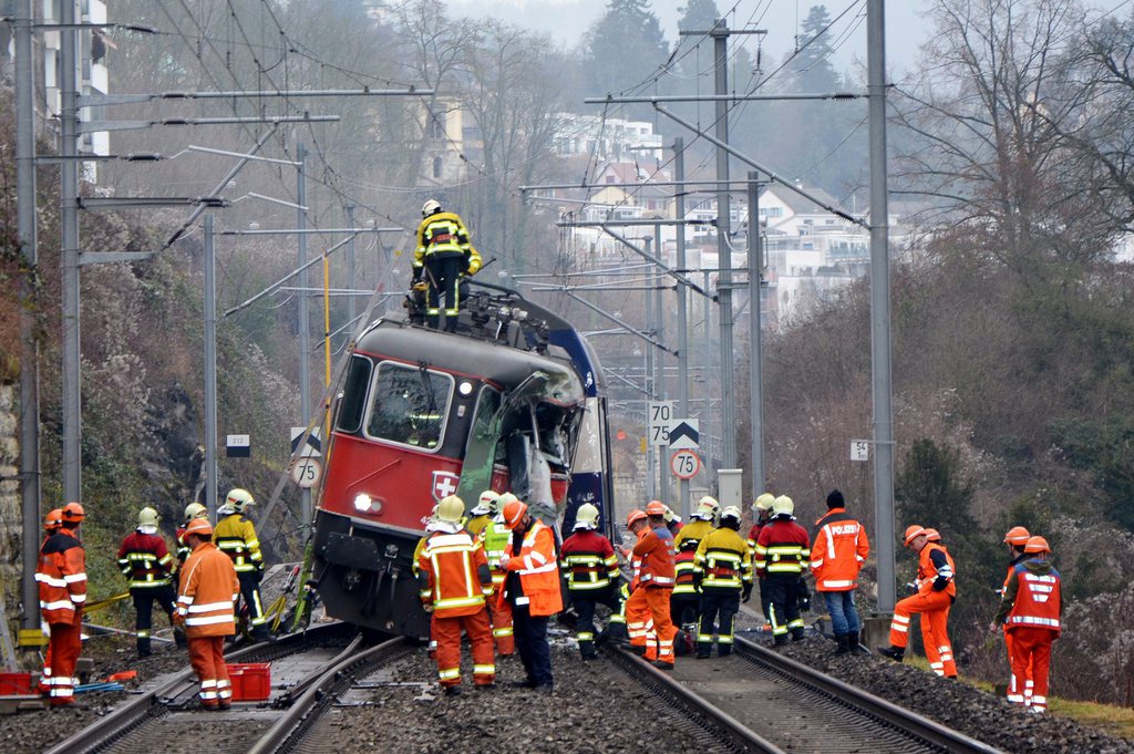 L'accident de train du 10 janvier dernier à Neuhausen (SH) serait dû à une erreur humaine.