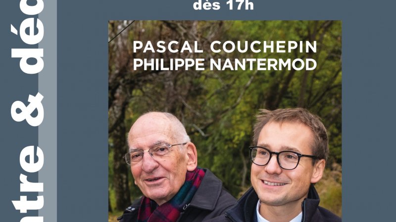 Pascal Couchepin & Philippe Nantermod en dédicace