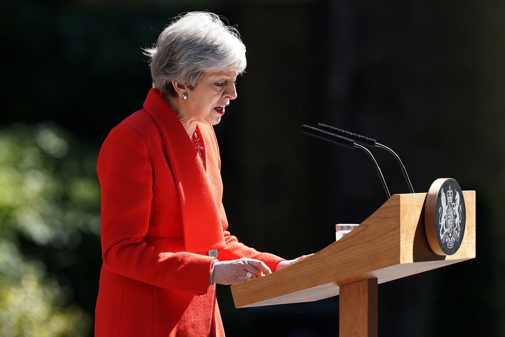 Theresa May quittera son poste de leader de son parti le 7 juin.