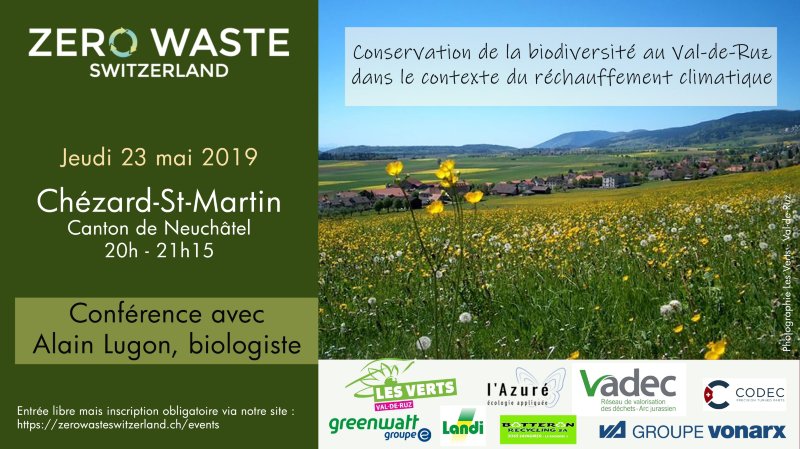 Conférence - La biodiversité dans le Val-de-Ruz