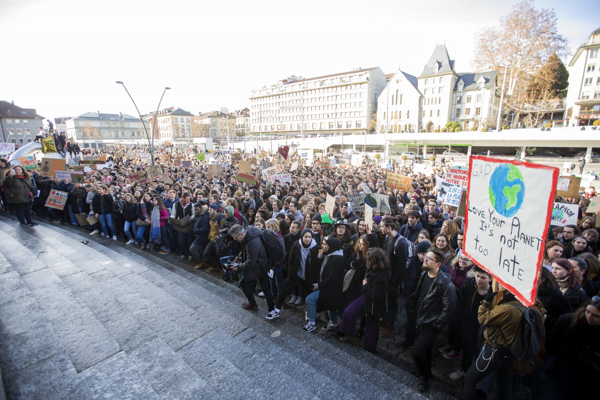 En janvier dernier, des milliers de gymnasiens avaient manifesté pour demander aux autorités de passer à l'action pour lutter contre le réchauffement climatique.