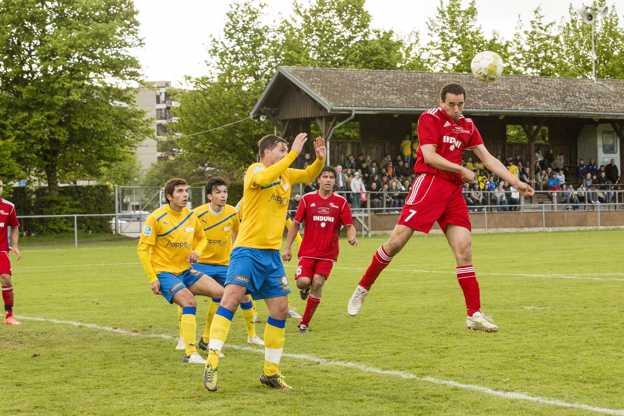En 2013, le FC Crans avait disputé la finale de la Coupe vaudoise contre Vevey, à Bois-Gentil.